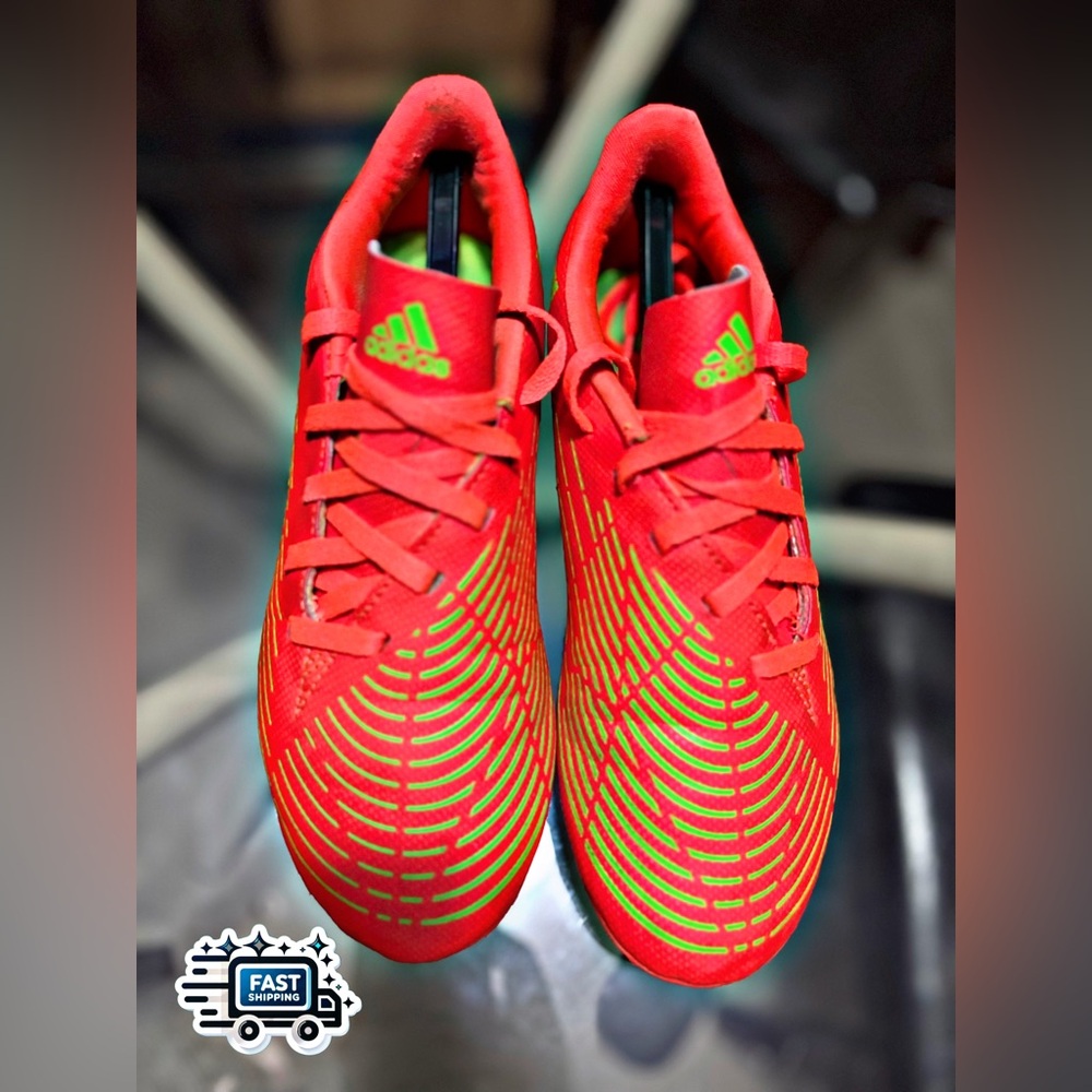 Adidas Vibrant Red and Green Sneakers